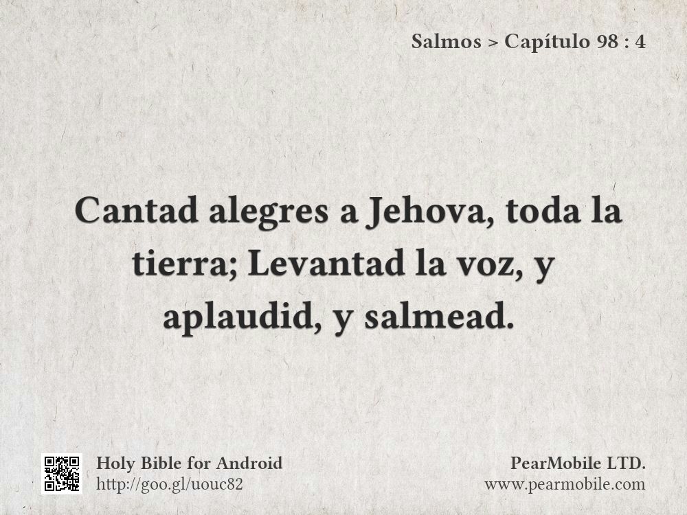 Salmos, Capítulo 98:4